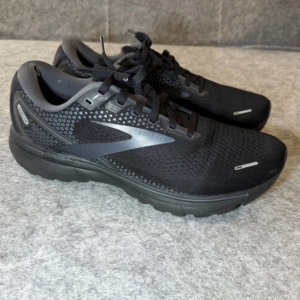 Brooks Ghost 14 Black Ebony Men's Size 11 Medium (D) Running Shoes